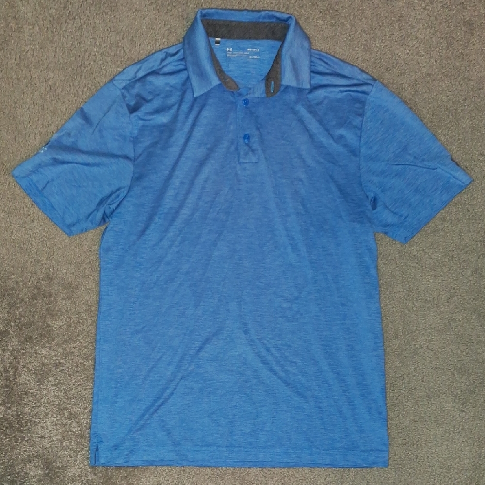 Under Armour Vibrant Blue Polo Shirt